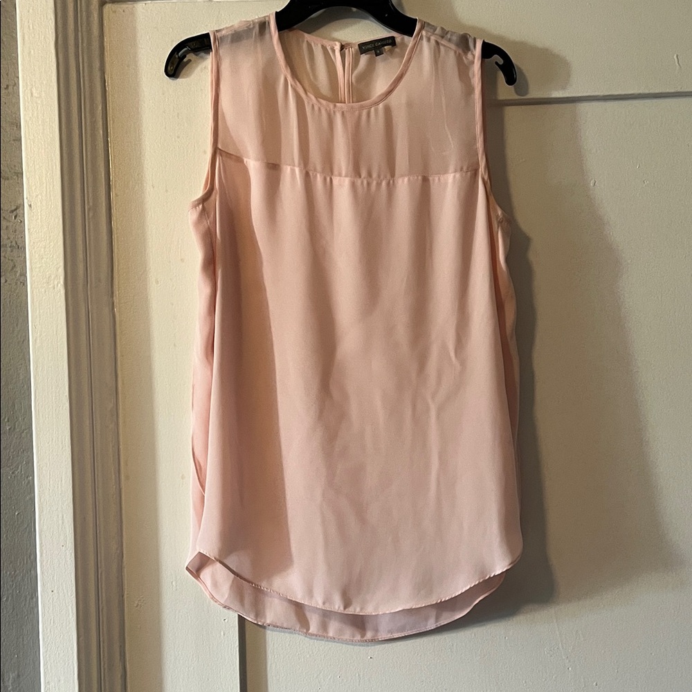 Vince Camuto Light Pink Sleeveless Blouse